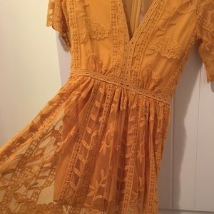 Socialite romper/lace maxi dress